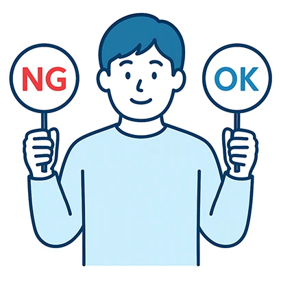 3秒で閉じられてしまうLPに悩む人のイラスト